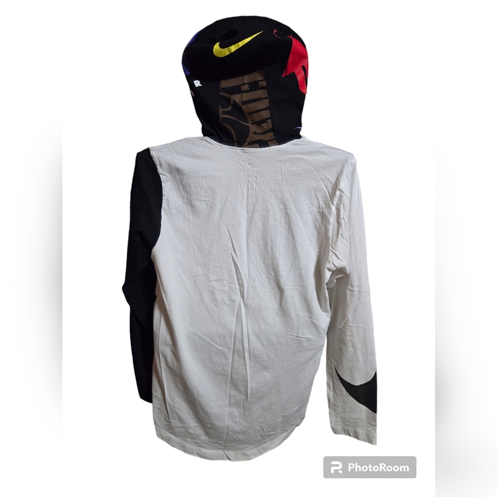90's RETRO Nike WILDCARD Pullover Hoodie Large Pinwheel Logo Size Small - Picture 3 of 4